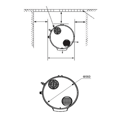Acumulador aerotérmico MIDEA RSJ-15/190RDN3-F | 190 L | Agua hasta 70 °C | A+