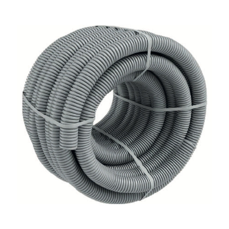 Rollo de conducto semiflexible gris de 75 mm del sistema ARIA CONNECT para VMC