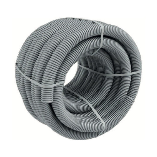 Rollo de conducto semiflexible gris de 75 mm del sistema ARIA CONNECT para VMC