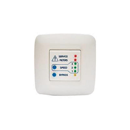 Control de pared CONTROL-REG del recuperador Mundoclima MURECO-CLASSIC H con 3 velocidades, bypass y aviso de filtros